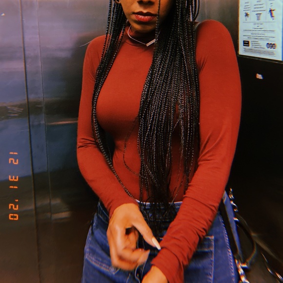 Cupio Turtleneck Bodysuit Long Sleeve M - Picture 3 of 10